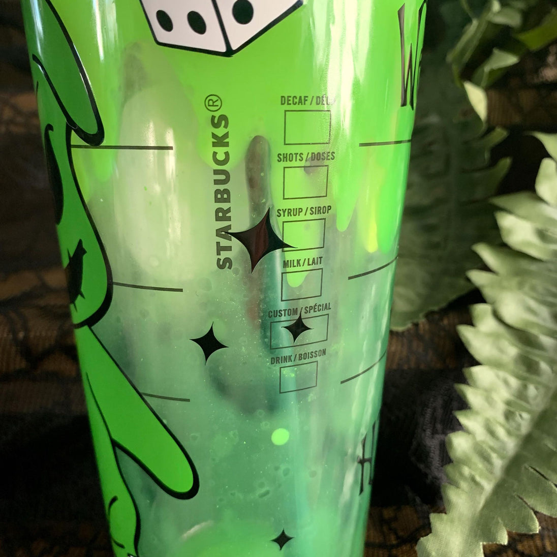 Baby Yoda Venti Starbucks Snow Globe Tumbler